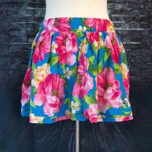 Hollister Floral Mini Skirt